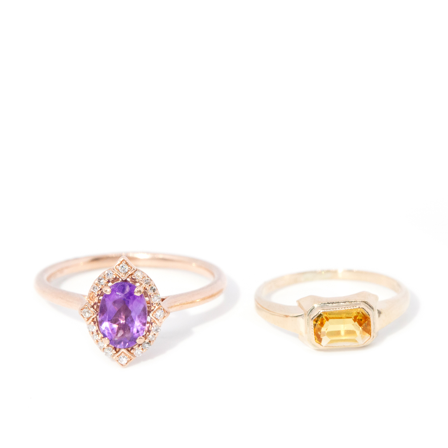 Two 10ct Gold Rings