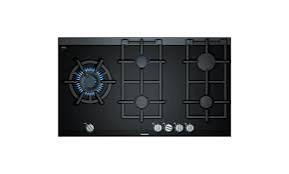 Siemens - 90cm Gas Hob with StepFlame Technology - IQ700 - Black - Bar ...