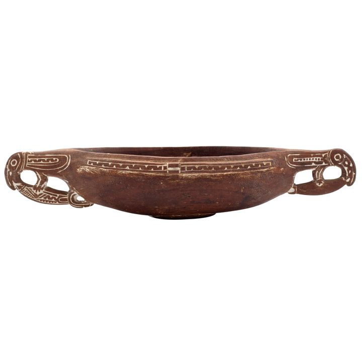 Papua New Guinea, Siassi Island, Zoomorphic Bowl, 1930s, VGC