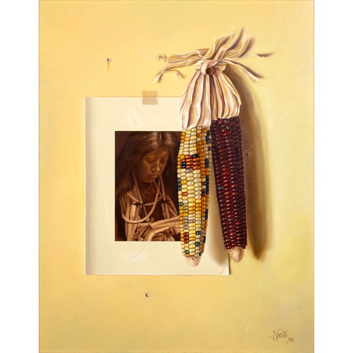 Jerry Venditti (1942- ), Woman with Corn, 1984