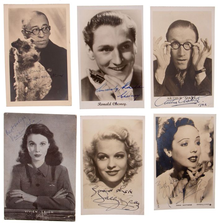 Collection of Signed Celebrity Photographs,
