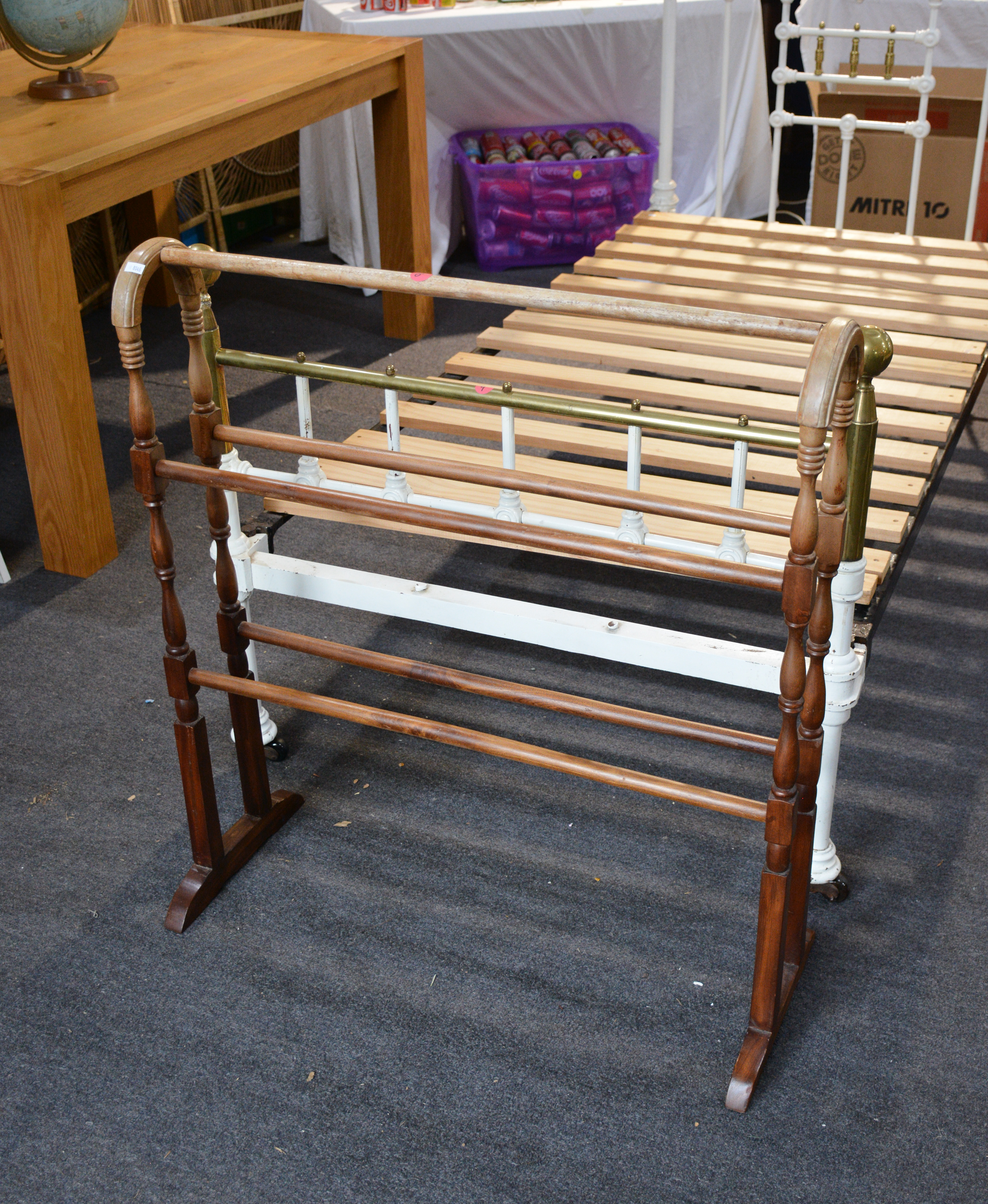 Wooden Towel Rack — NZ auction result