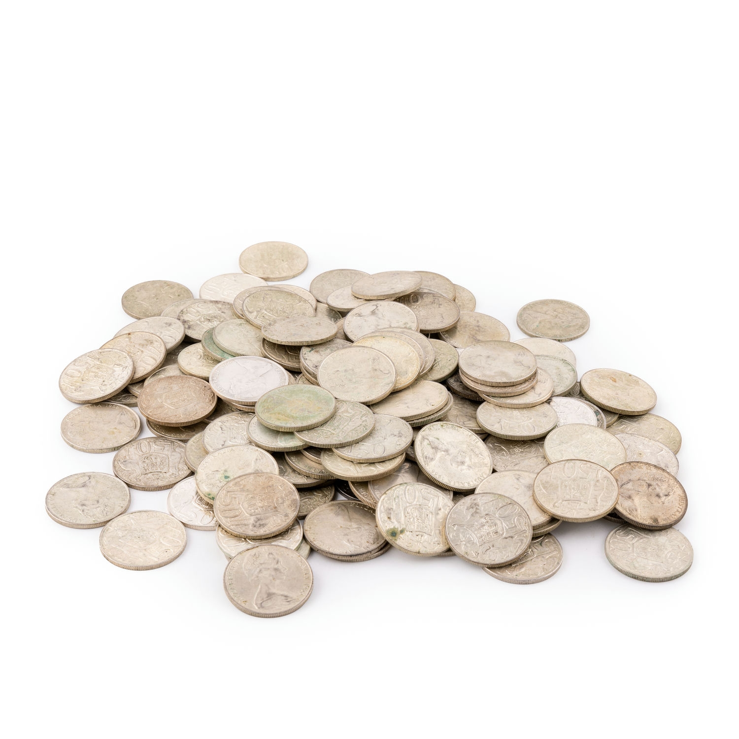 Elizabeth II, Fifty Cents, 1966, aUNC - CHU