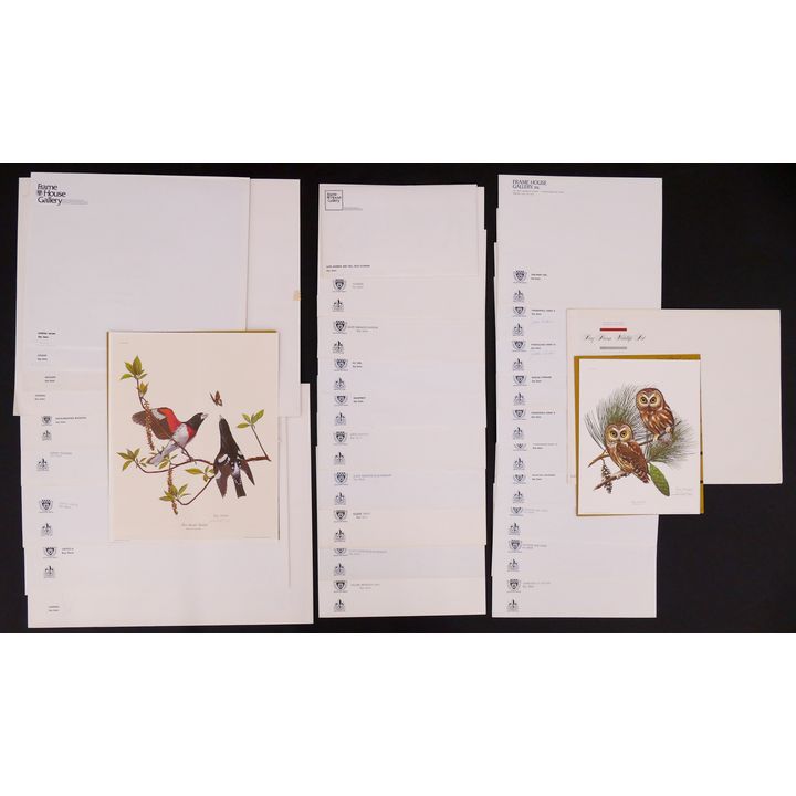 31pc Ray Harm Wildlife Lithographs Etc. Includes 29pc Signed Frame House Gallery Lithographs