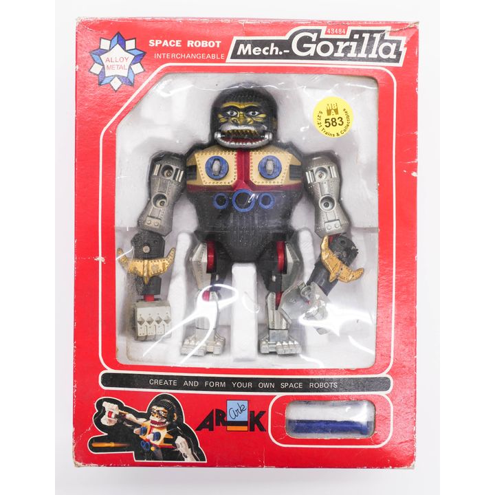 Vintage Arkron Mechanical Gorilla Space Robot in Box- used