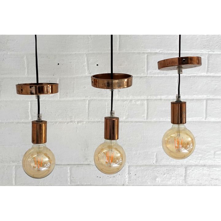 SET OF 3 PENDANT LIGHTS