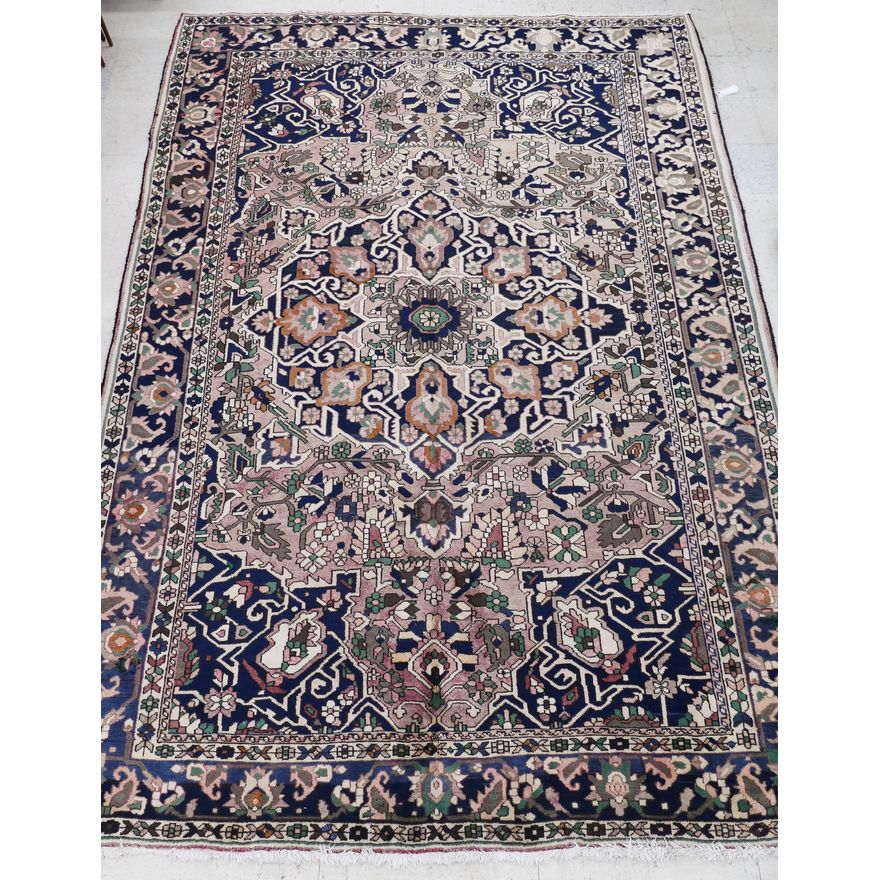 Persian Heriz Medallion Oriental Rug- 8'4'' x 12'