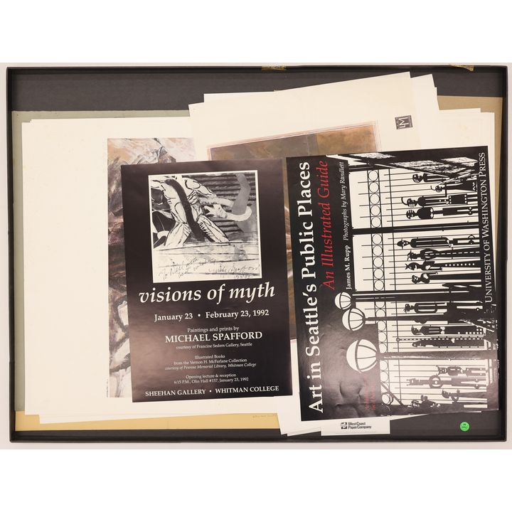 Box Northwest Art Exhibition Posters etc. - Spafford, McCracken etc.