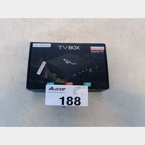 MXQ PRO 4K ANDROID TV BOX MEDIA PLAYER WITH MINI BACKLIT KEYBOARD 2GB/16GB -(FAULTY)
