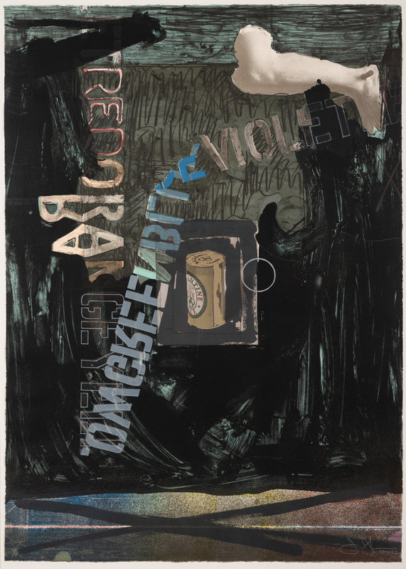 Jasper Johns
(American, b. 1930)
Decoy II, 1973