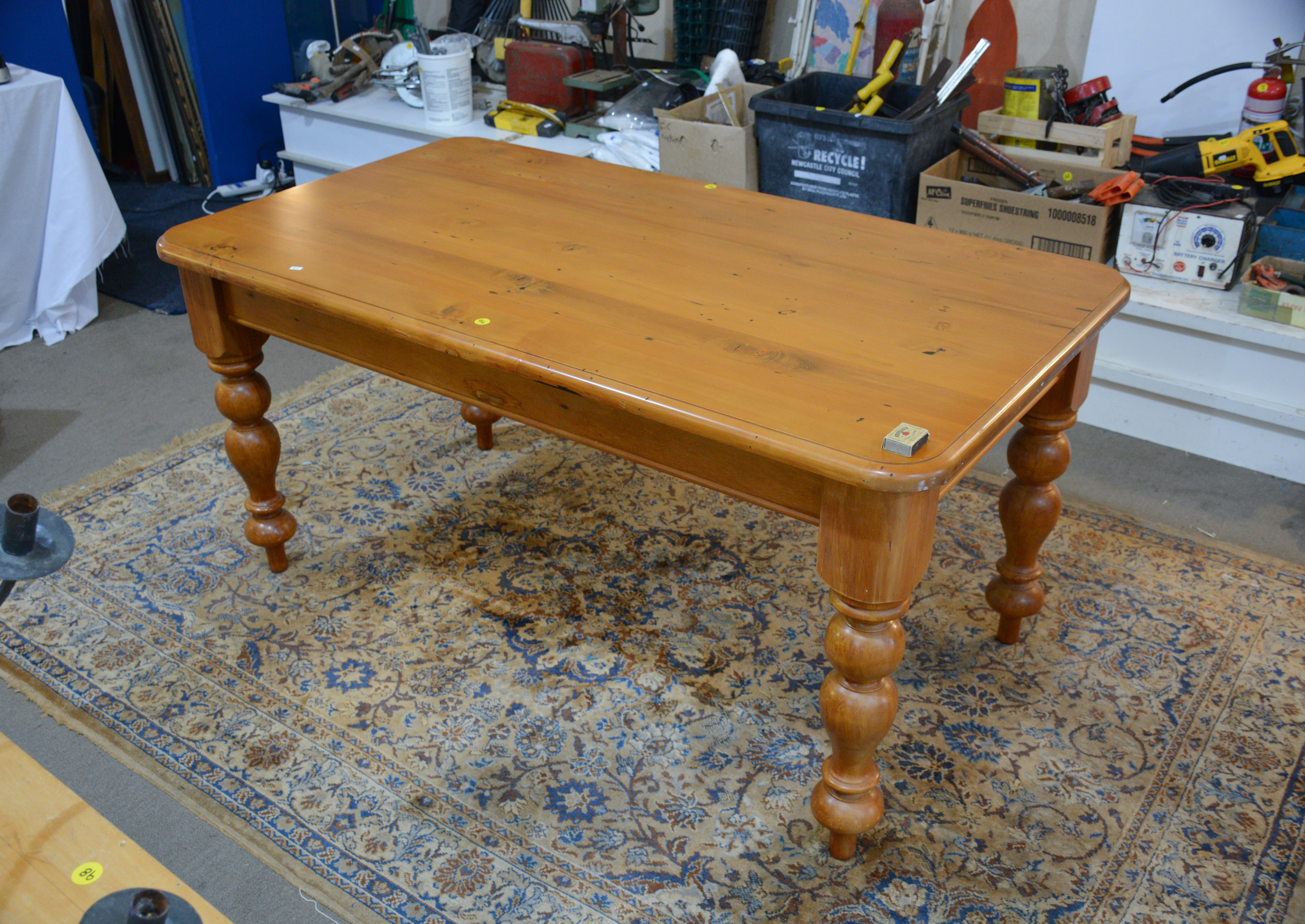 Solid Wood Table — sold at auction in New Zealand for $75
