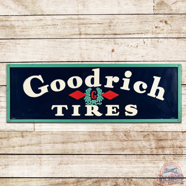 Goodrich Tires Embossed SST Sign w/ Logo