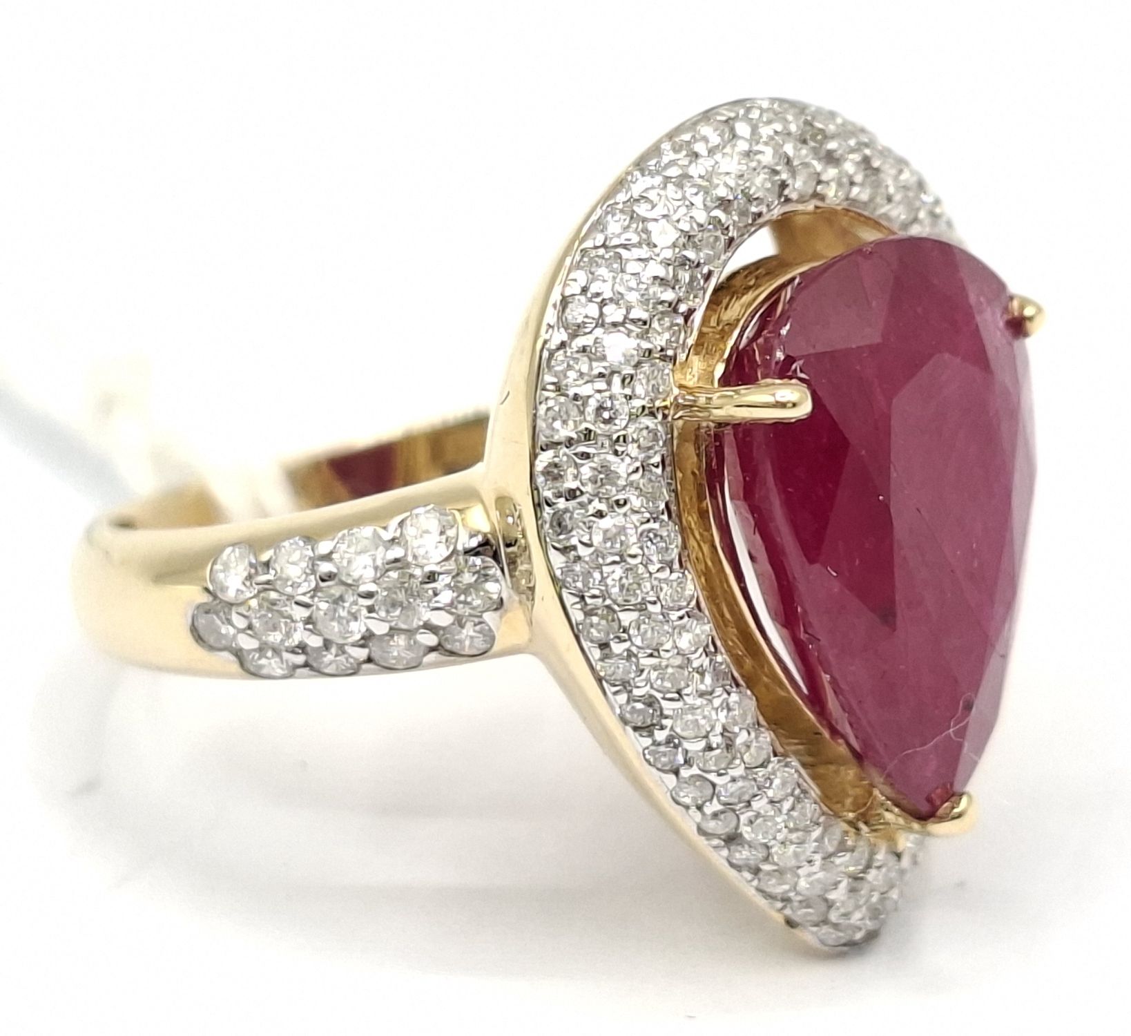 14k Gold Cluster Ring
