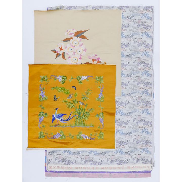 3pc Chinese Republic Silk Textiles