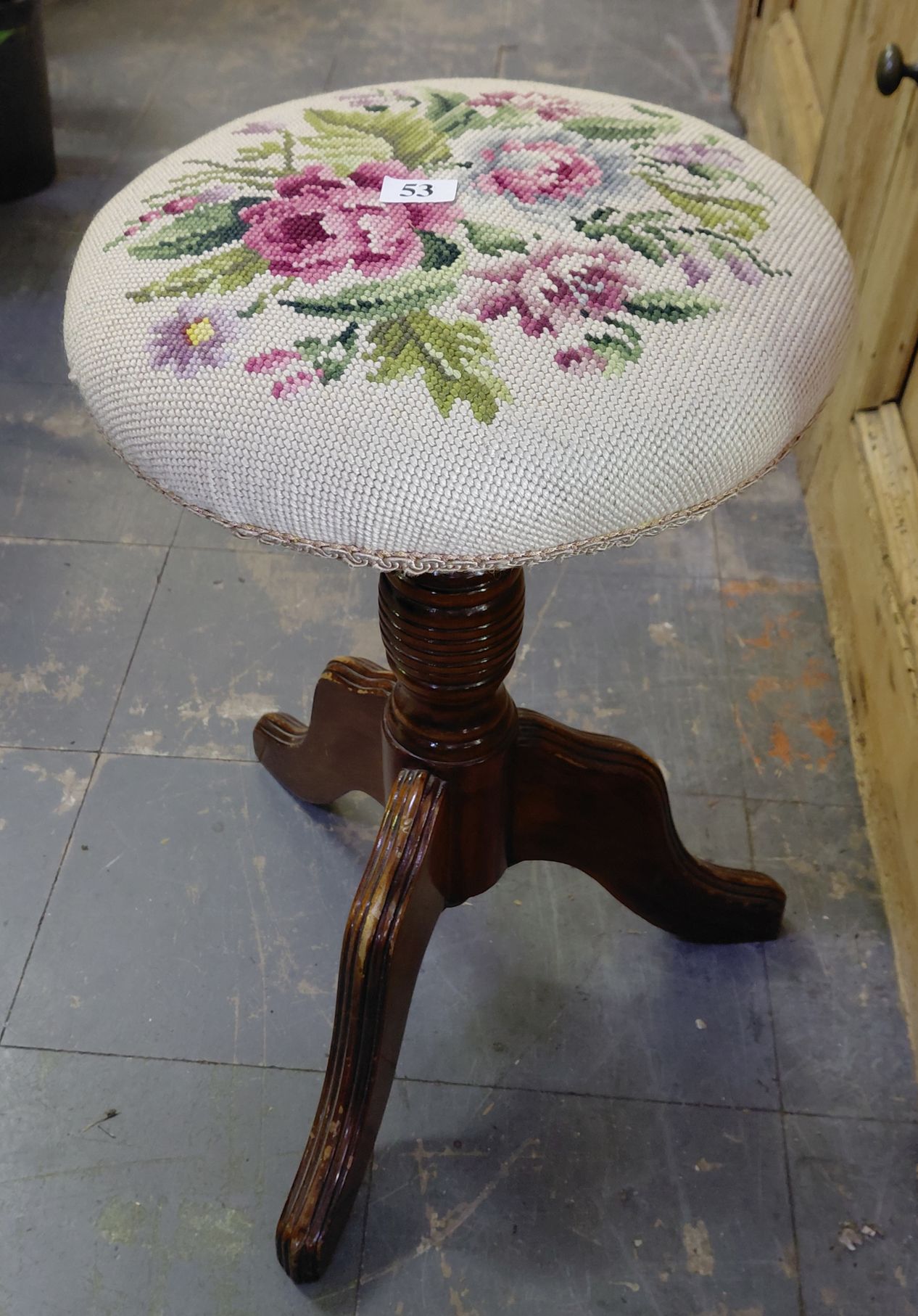 Victorian Era Piano Stool