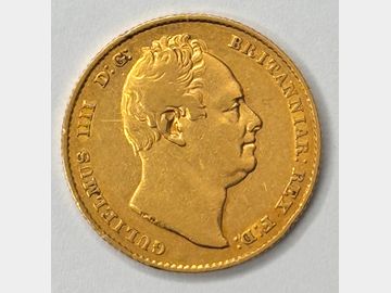 1835 KING WILLIAM IV GOLD SOVEREIGN RARE