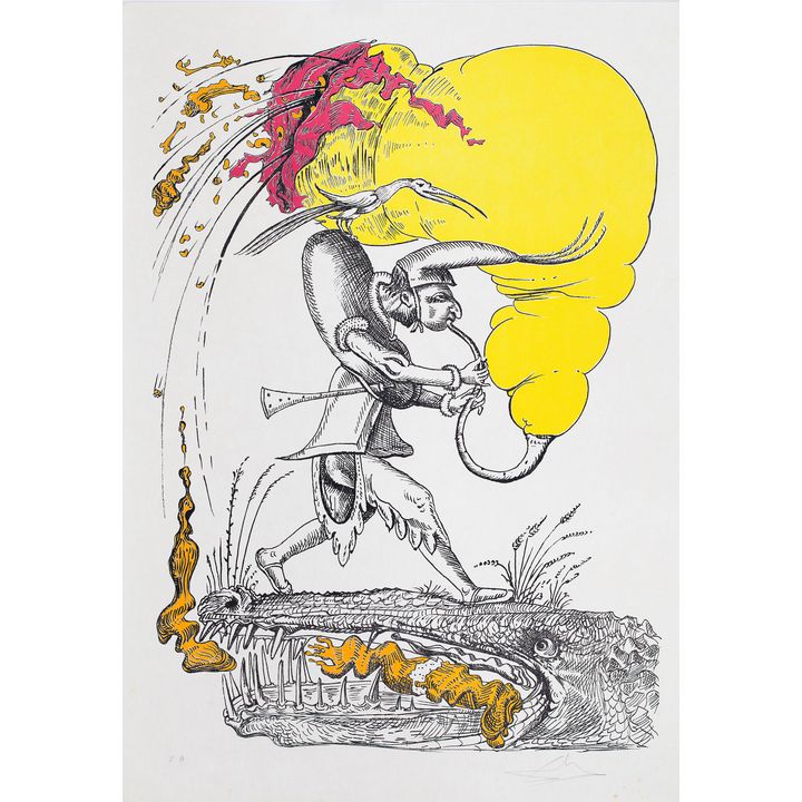 Salvador Dali | Z teki "Zabawne sny Pantagruela"