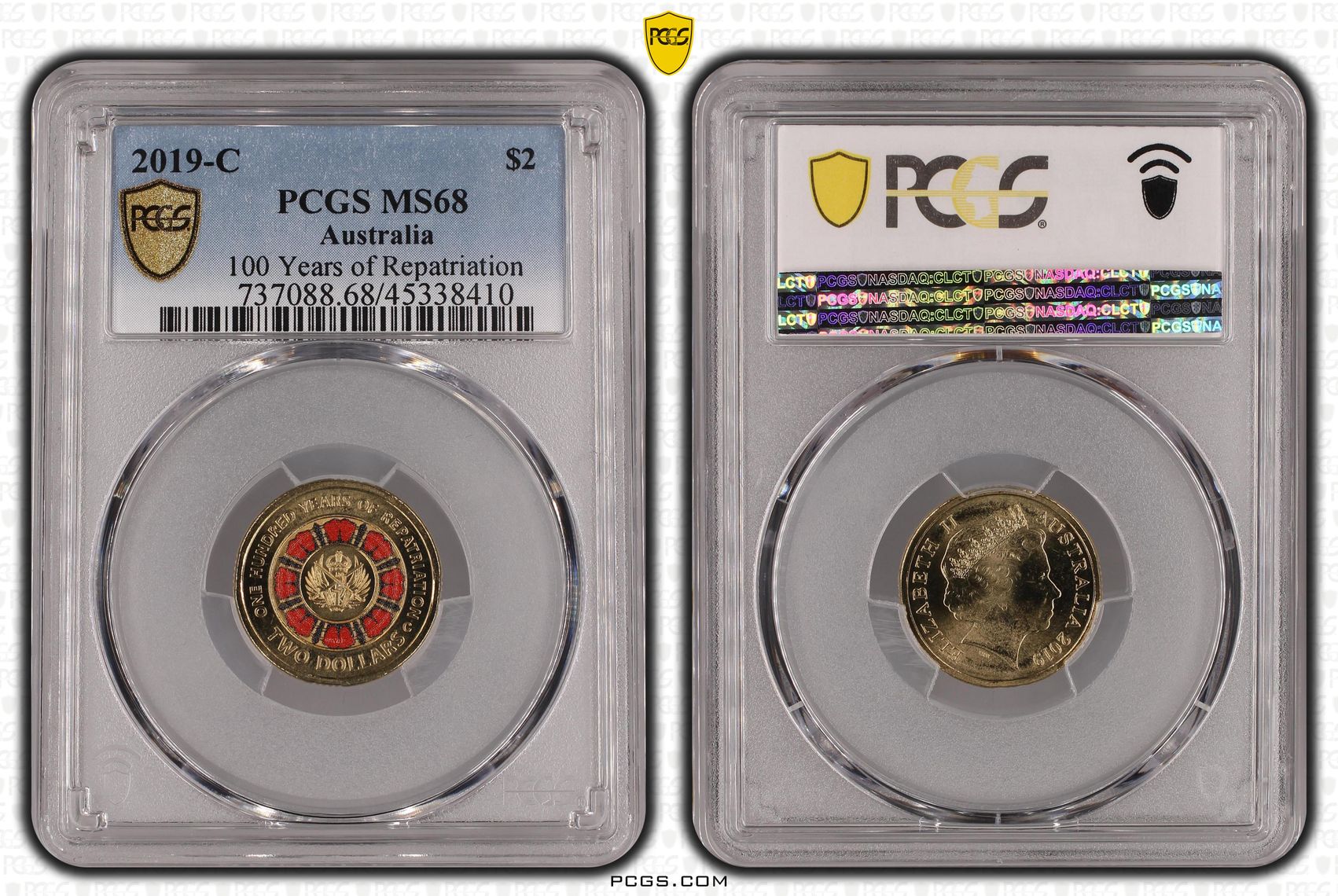 100 Years of Repatriation, Two Dollar, 2019-C, PCGS MS68