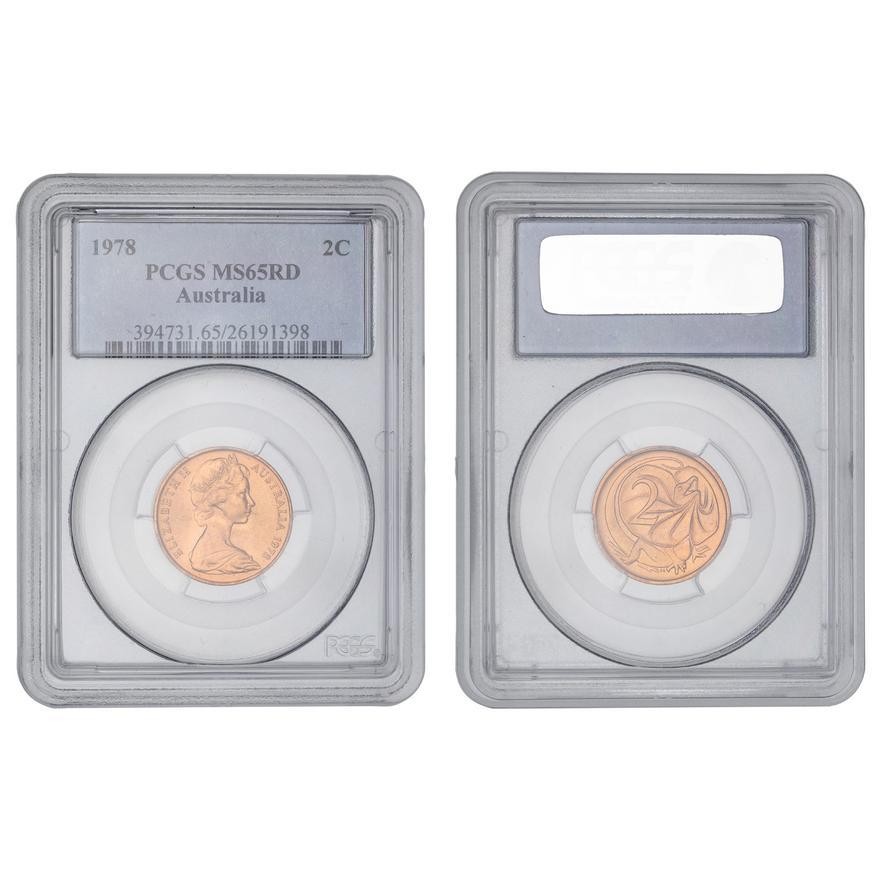 124 · Elizabeth II, Two Cent, 1978, PCGS MS65RD