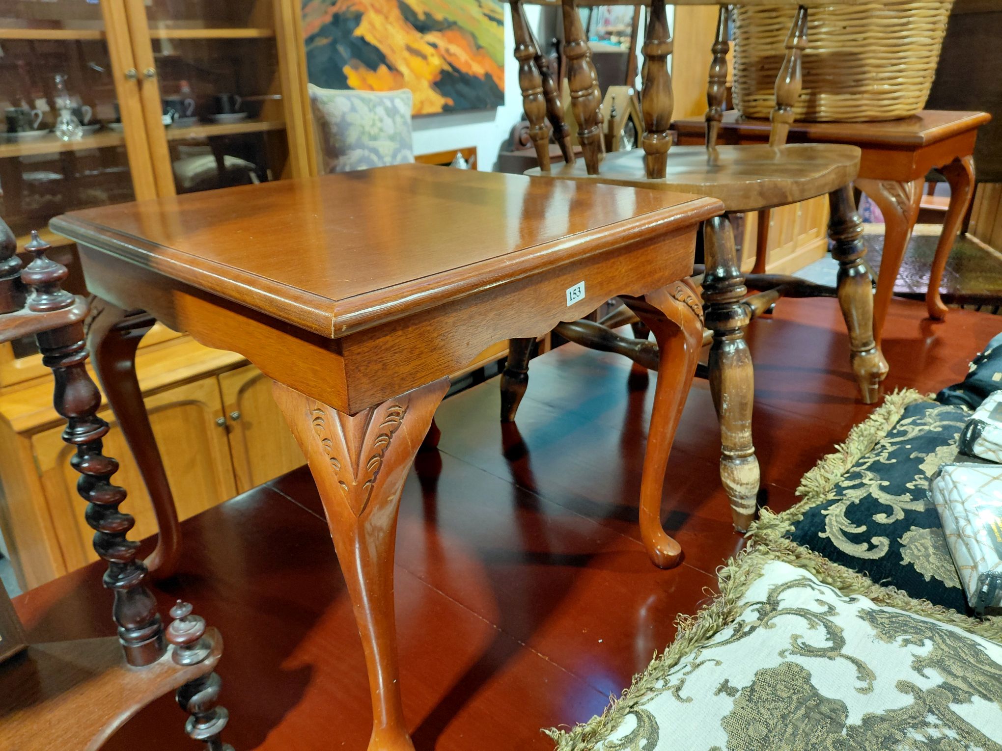 153 · PAIR OF OCCASIONAL TABLES