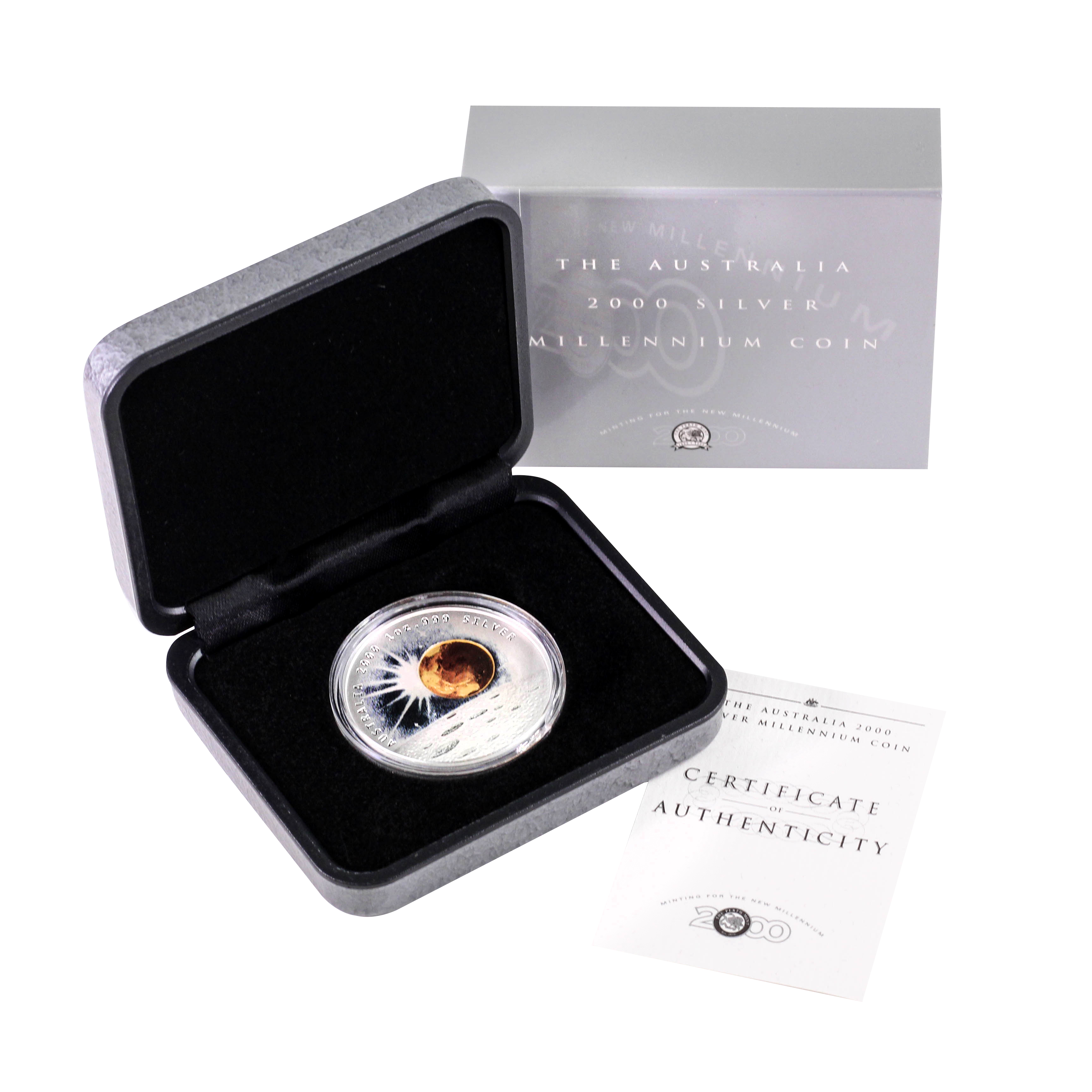 2000 Perth Mint $1 Australia 2000 Silver Millennium Coin