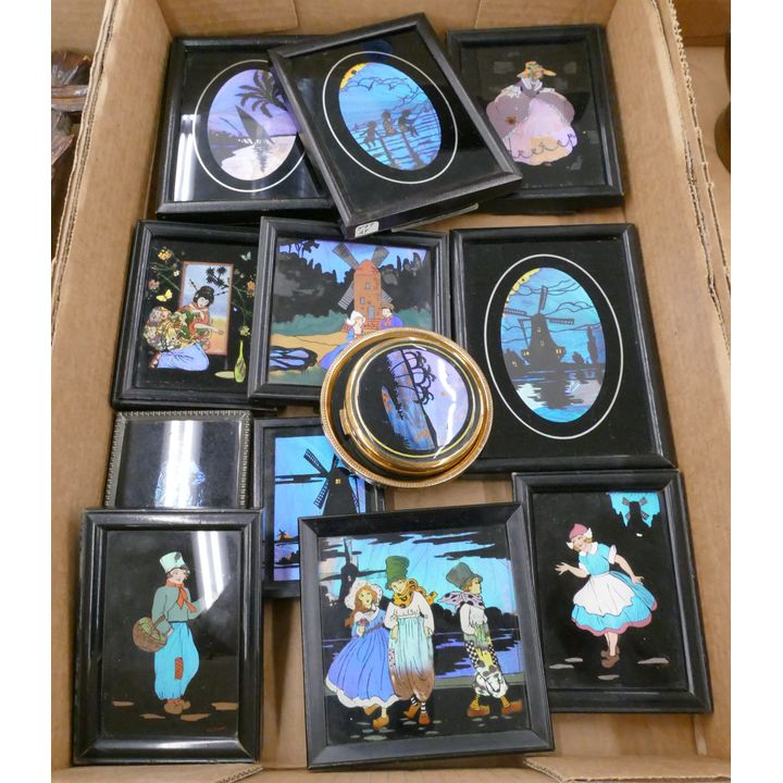 Box Deco Butterfly Small Framed Artworks
