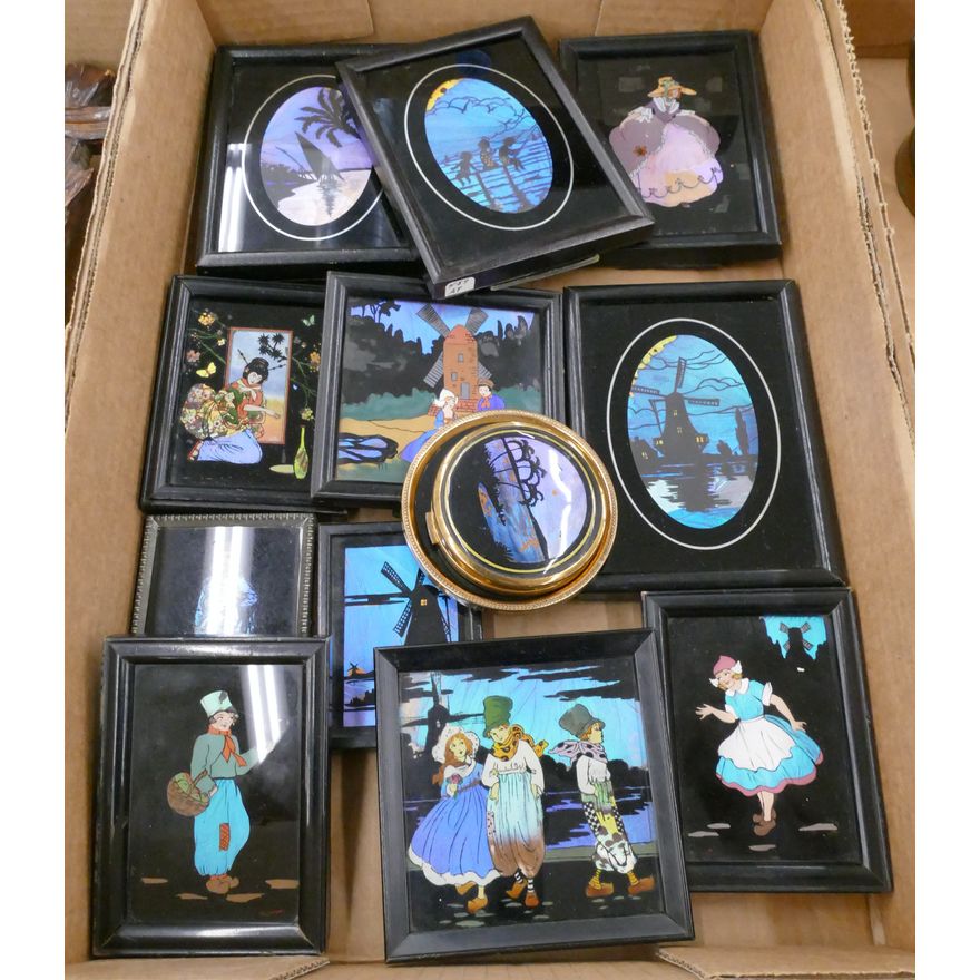 Box Deco Butterfly Small Framed Artworks