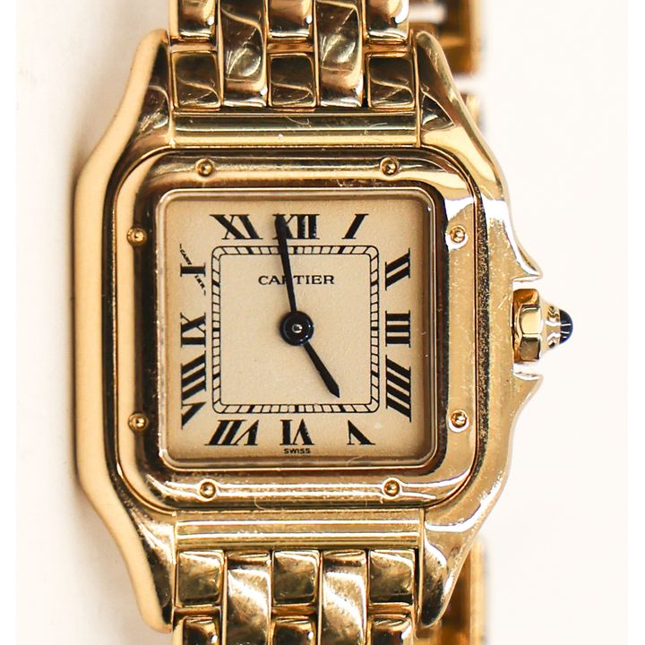 Ladies 18k Cartier Panthere Wrist Watch