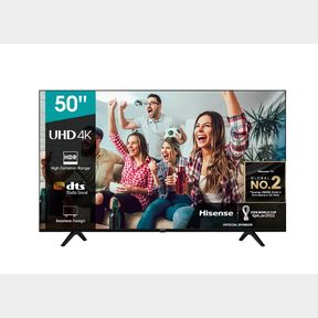 HISENSE 50'' A6G UHD SMART TV WITH HDR AND BLUETOOTH - CRACKED