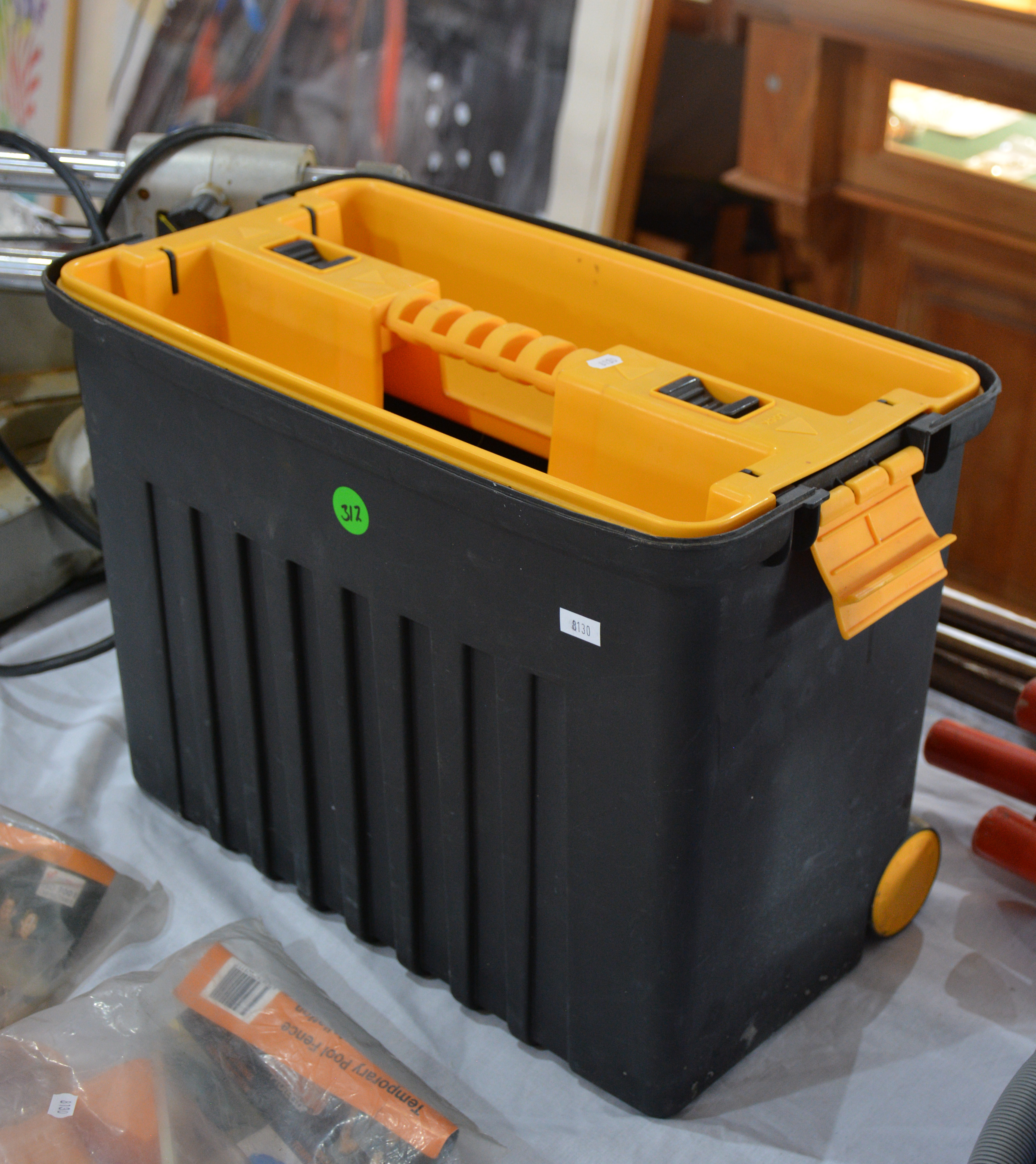 Tall Toolbox Bin — sold at auction in New Zealand for $20