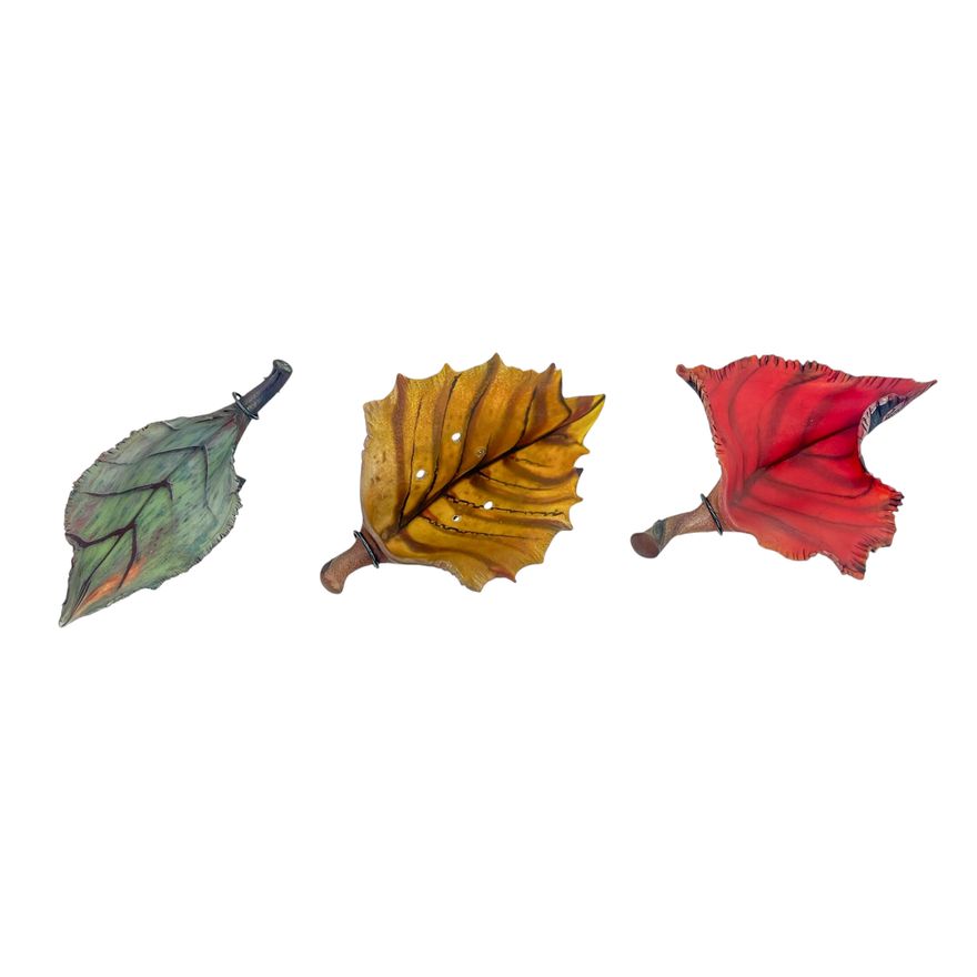 Randy Walker ''Green, Red, and Brown Birch'' (Leaf)