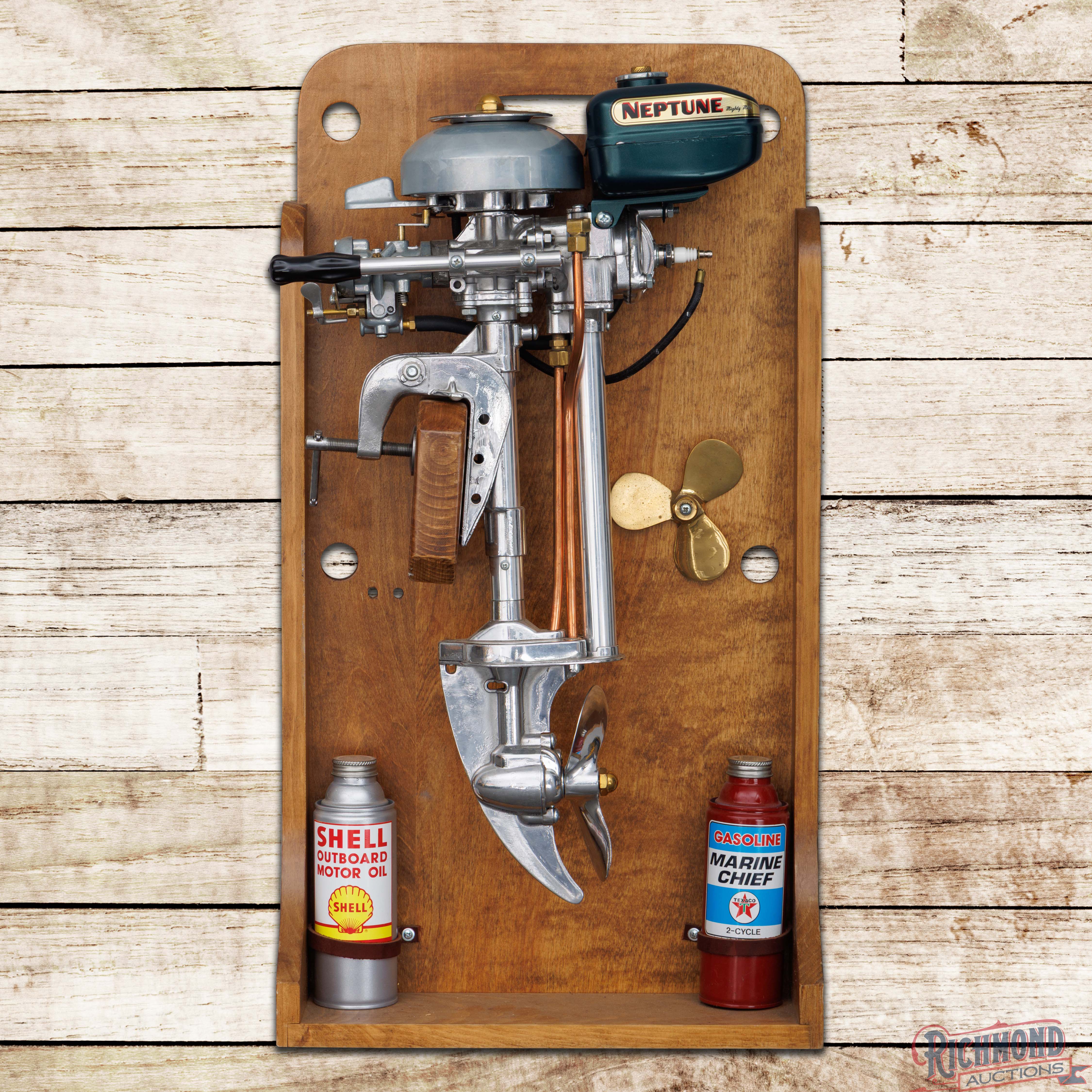 Neptune Mighty Mite Outboard Engine Display | Richmond Auctions