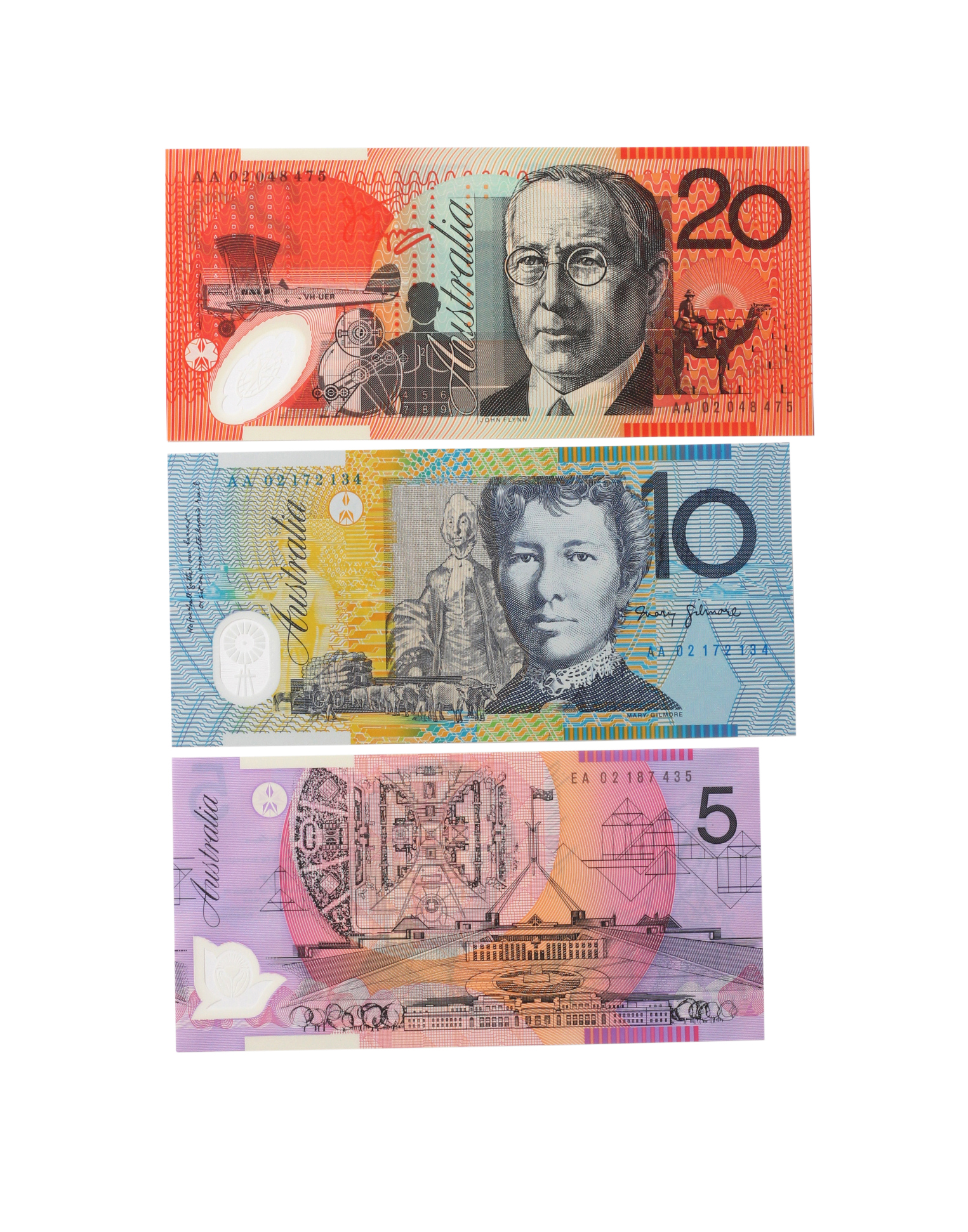 2010. · Collection, Five Dollar, UNC