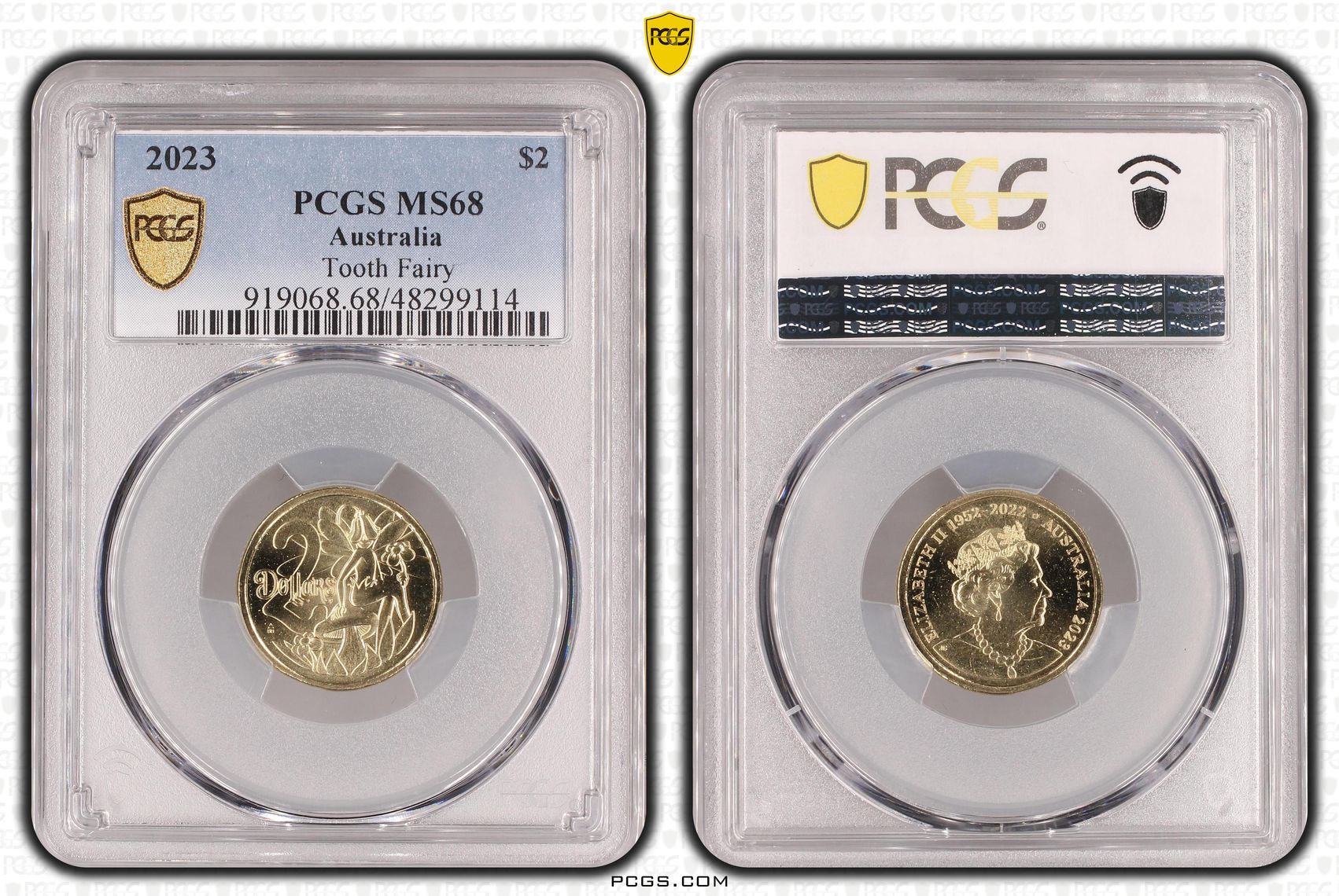 Tooth Fairy, Two Dollar, 2023, PCGS MS68