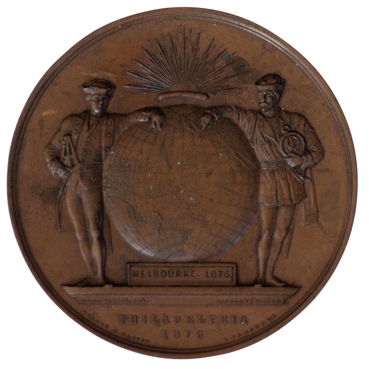 Melbourne Exhibition Medal, 1875/6, gEF