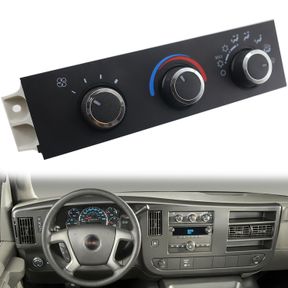 599-217 HEATER A/C CONTROL SWITCH AIR CONDITIONING CLIMATE CONTROL MODULE PANEL FOR 1996-2014 CHEVROLET EXPRESS 1500 GMC SAVANA 15