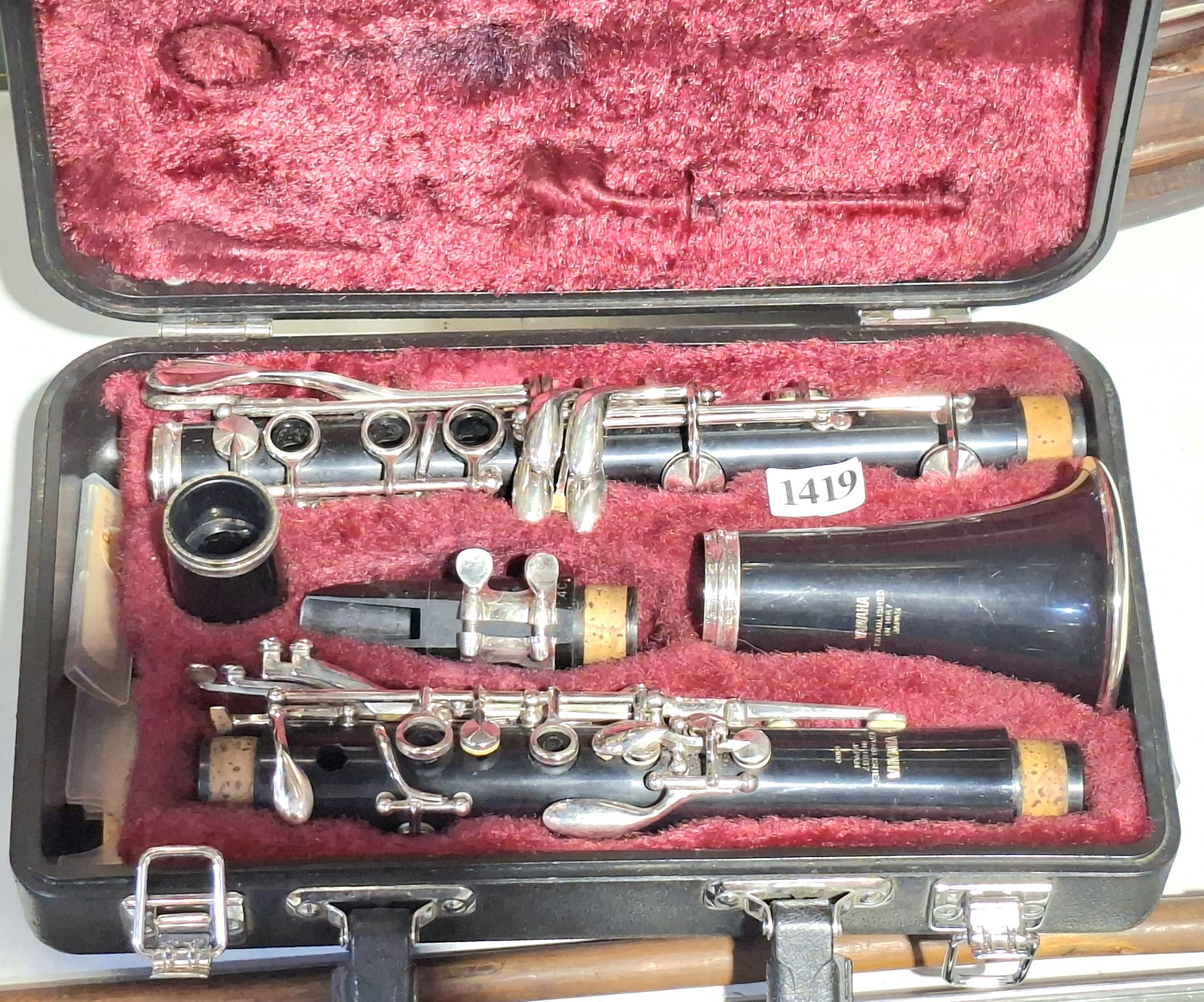 1419 · YAMAHA JAPAN CASED CLARINET
