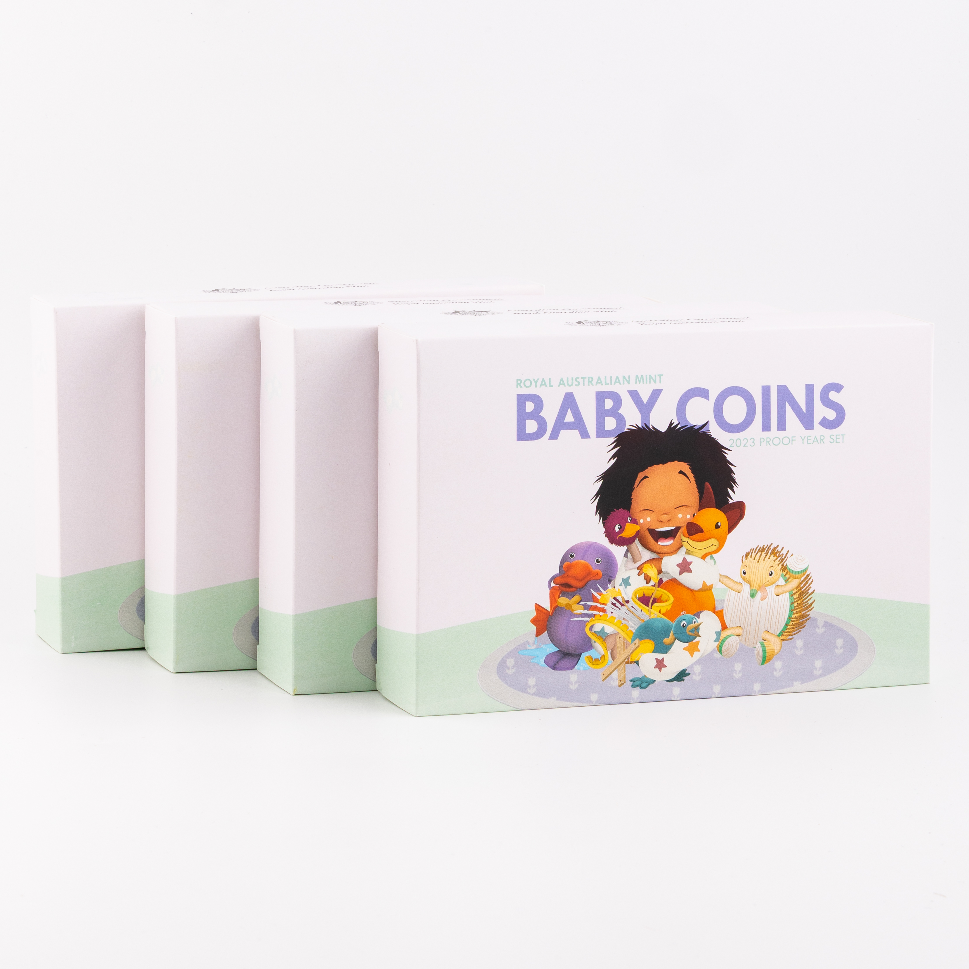 Elizabeth II, Baby Coins, Five Cents - Two Dollars, 2023, FDC