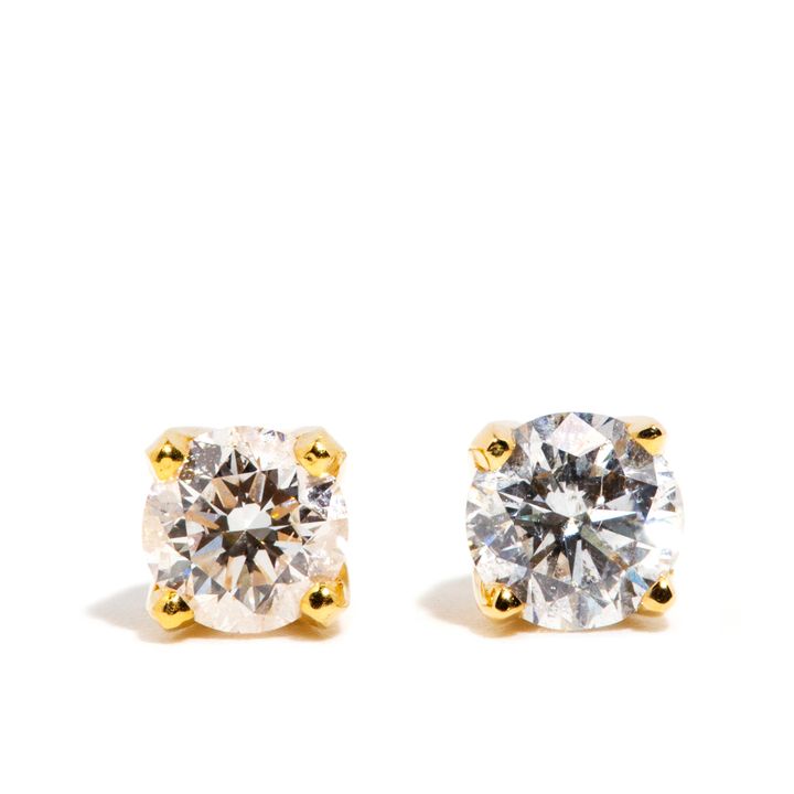 0.40 Carat Diamond Stud Earrings