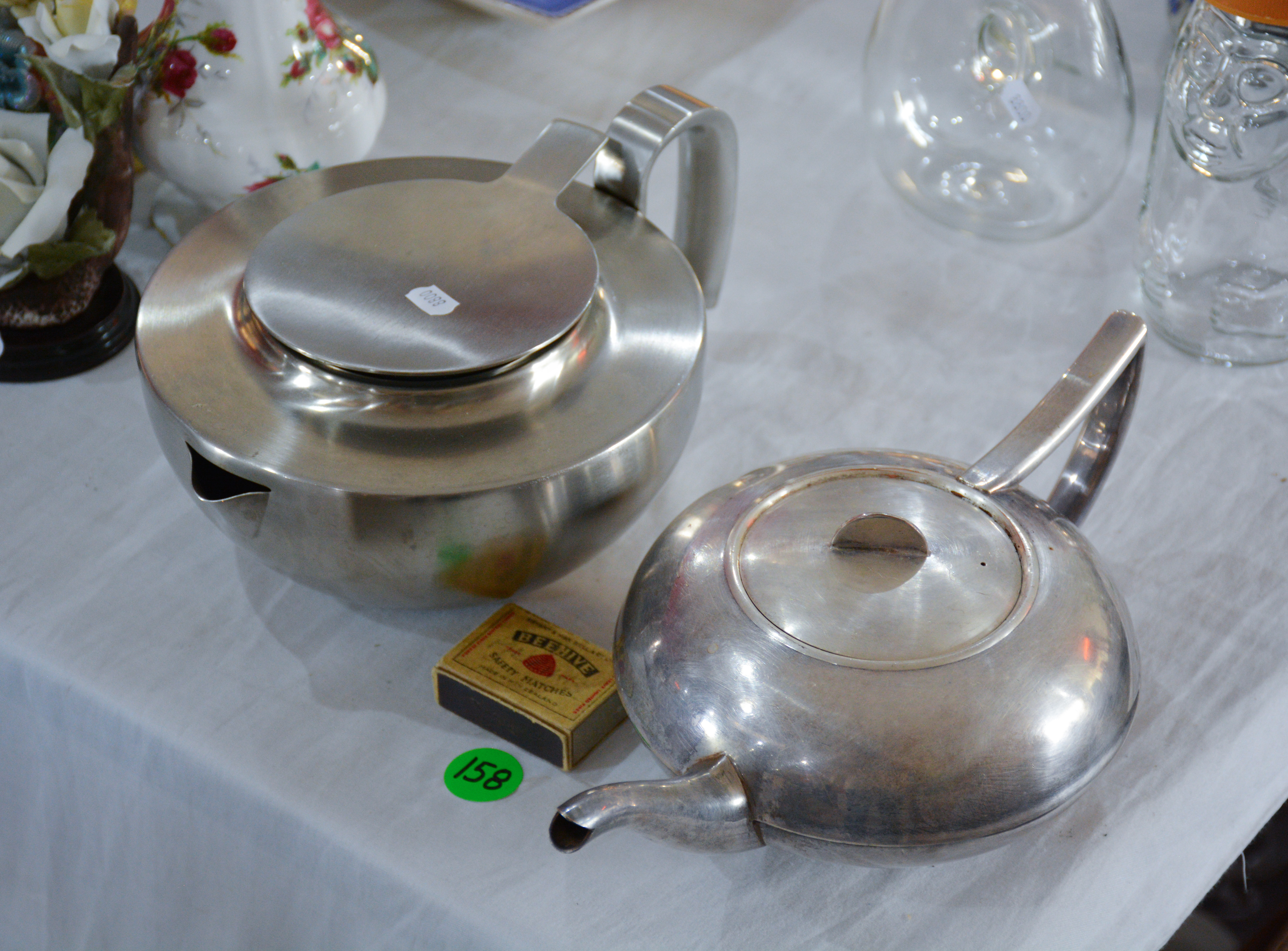 Silver Plated Coffee Pot and Metal Teapot — NZ auction result
