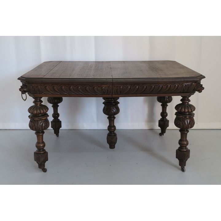 DUTCH CARVED OAK CENTRE TABLE