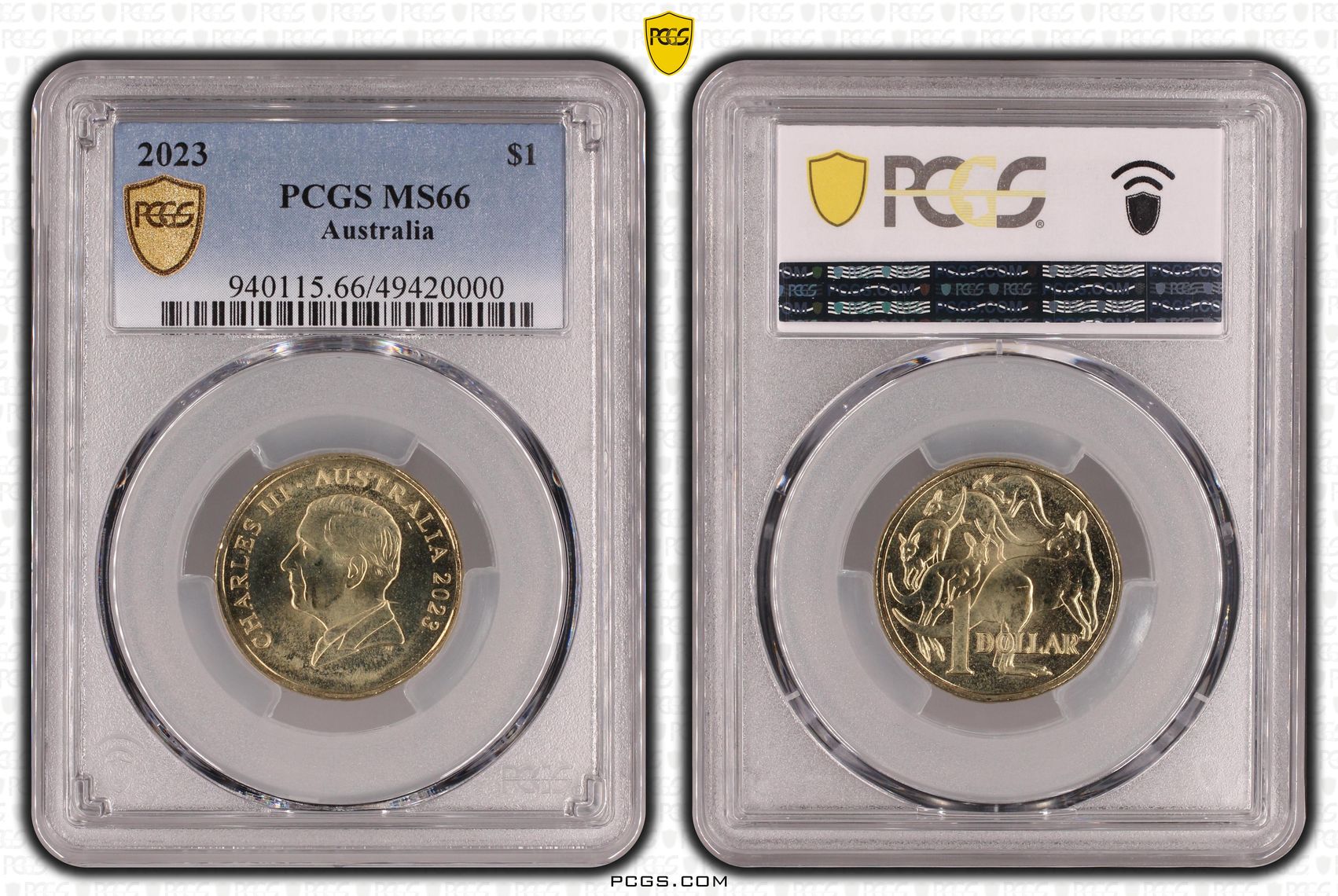 One Dollar, 2023, PCGS MS66