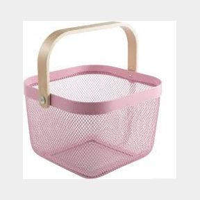 Foldable Square Mesh Food Cover - Pink - Bar 9902044553188- 51748/12023 SN B1 (S8)