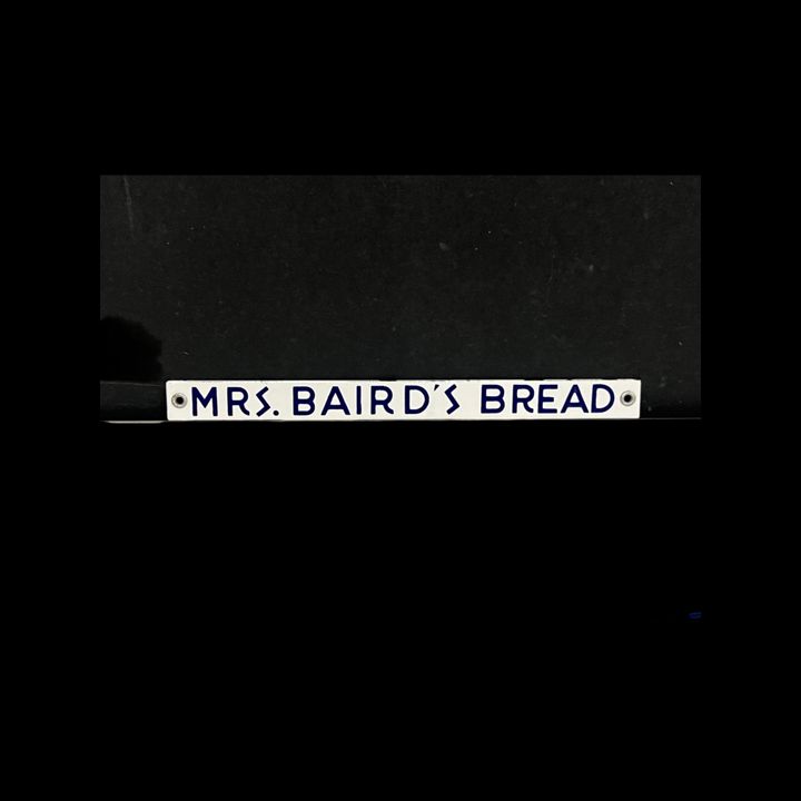 Mrs Baird's Bread Porcelain Sign