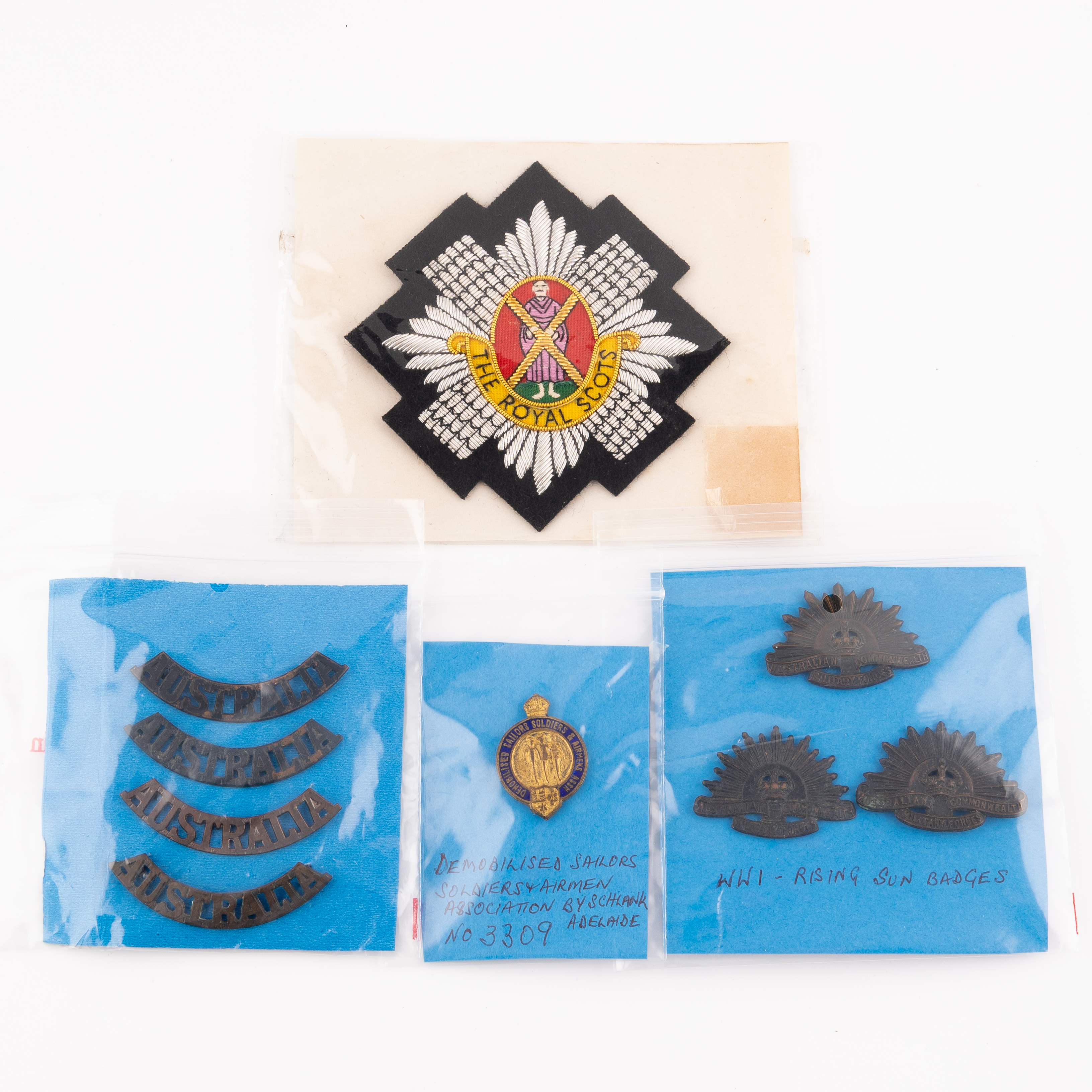 Badges, Wwi - Wwii, Vf - Ef