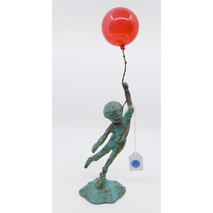 Cranbrook Products ''Red Balloon'' Metal Sculpture 14'' - Purchased at Gumps