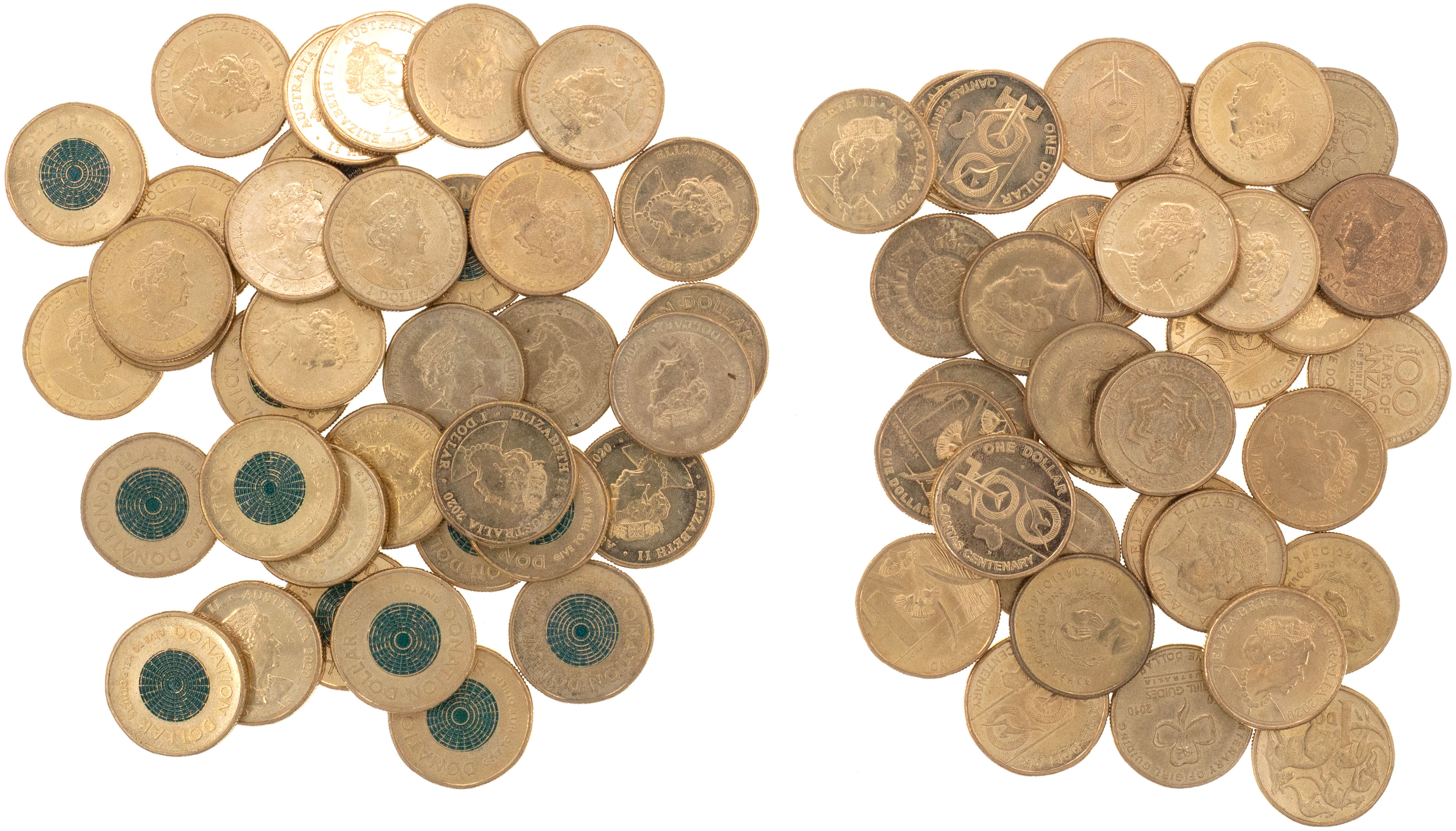 Elizabeth II, One Dollar, 1986 - 2021, aUNC - CHU