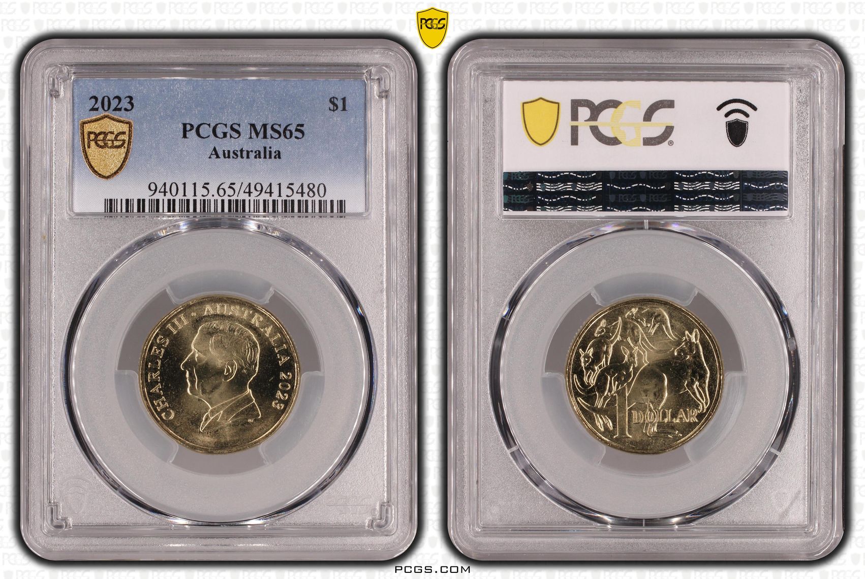 One Dollar, 2023, PCGS MS65