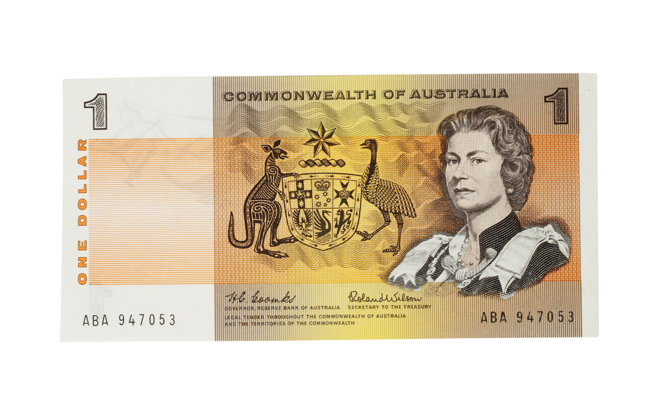 1964. · Coombs/Wilson, One Dollar, 1966, UNC