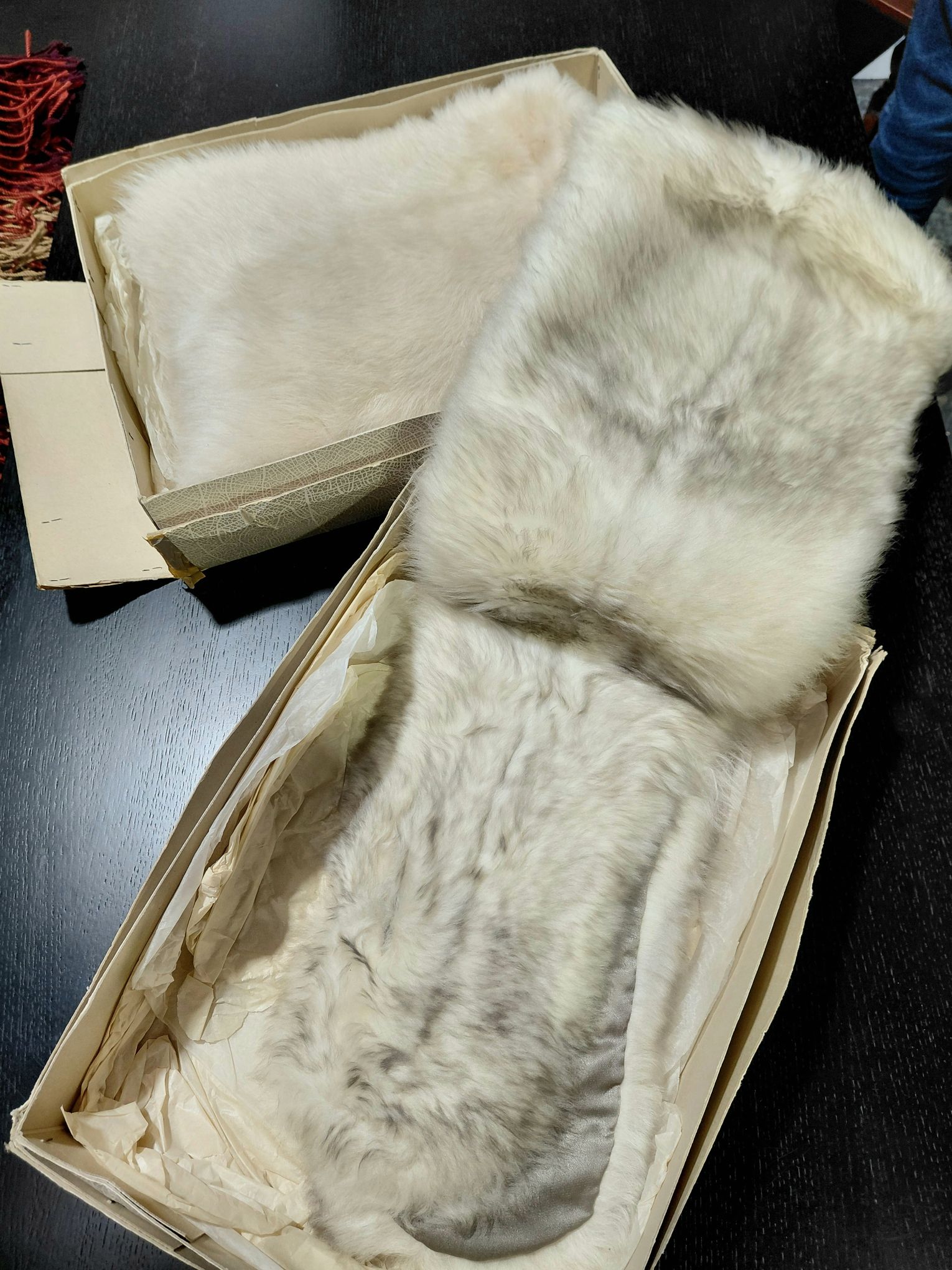 258 · TWO VINTAGE FUR STOLES